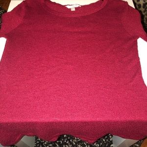 Maroon sweater